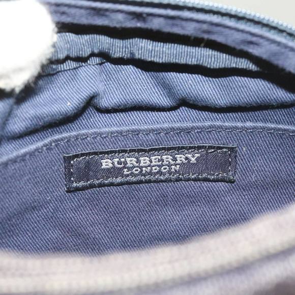 BURBERRY Hand Bag Denim Navy Auth ti1533 - Picture 10 of 16